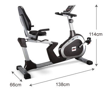 h610 recumbent fitness bike bh