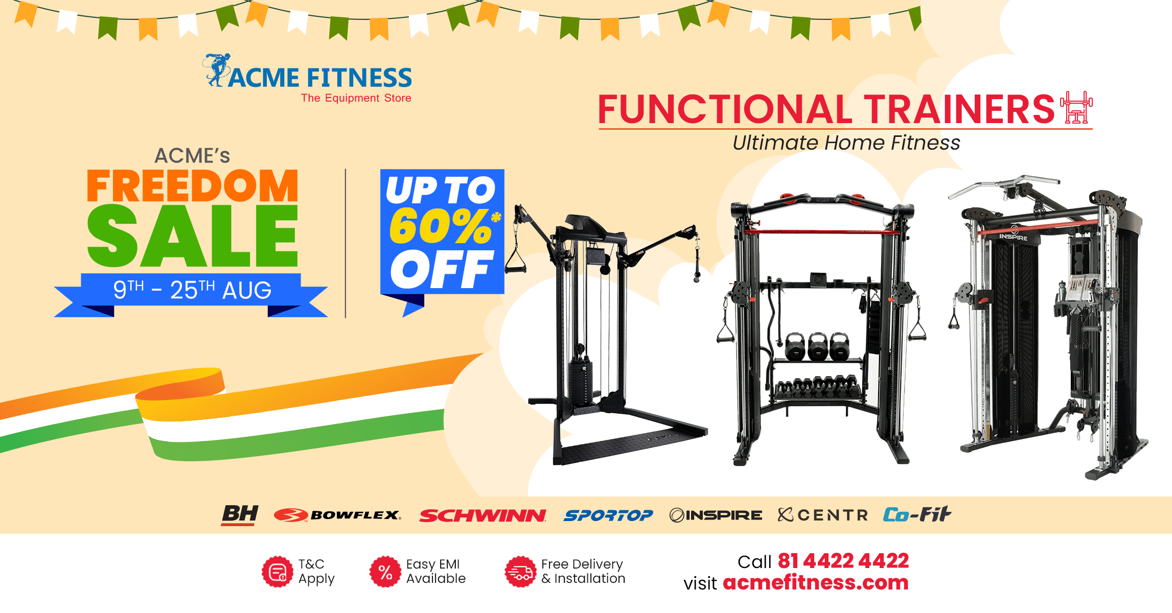 Independence Day Fire Sale! Don’t Miss Out on ACME’s Functional Trainer Equipment Freedom Sale Deals!